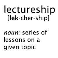 Lectureships