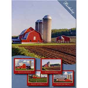 Country Barns Greeting Cards