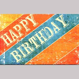 Happy Birthday Postcard