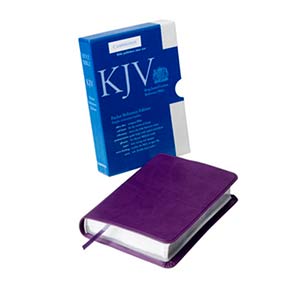KJV Pocket Reference Edition Purple