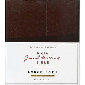 NKJV Large Print Journal the Word Bible