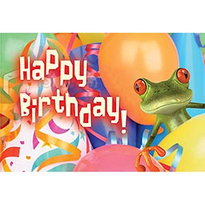 Happy Birthday - Frog