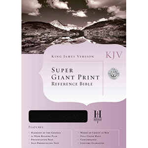 KJV Super Giant Print Reference Bible