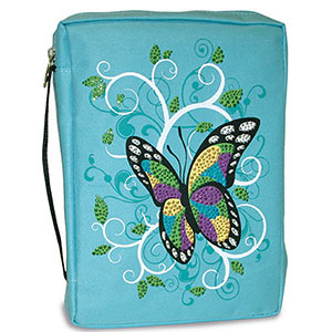 Gem Screen Print Butterfly XL Cover