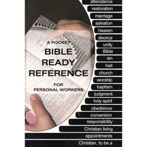 Pocket Bible Ready Reference for Personal Workers