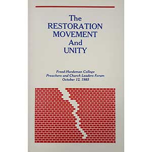 The Restoration Movement and Unity