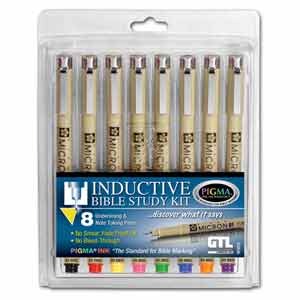 Pigma Micron Inductive Bible Study Kit 