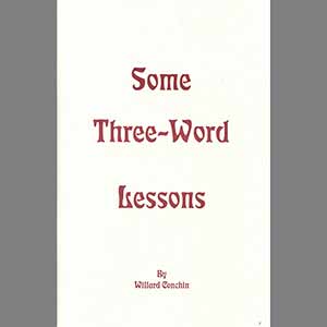 Some Three-Word Lessons