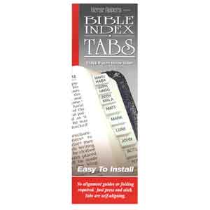 Verse Finders Bible Index Tabs-Silver