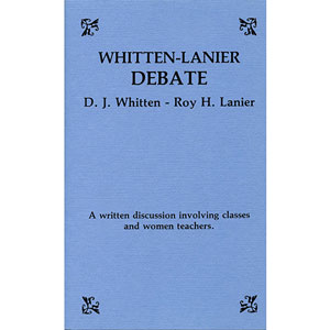 Whitten/Lanier Debate