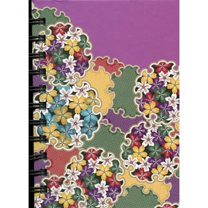 Flower Jigsaw Wire-O Journal