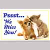 Psst... We Miss you Postcard