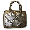 Woven Triangle Purse Style Bible Cover Bronze